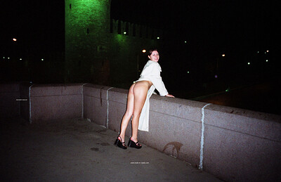 Gella in Night walk from Nude In Russia
