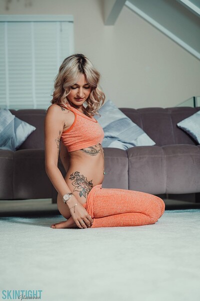 Seline P in A Subtle Seduction from Skintight Glamour