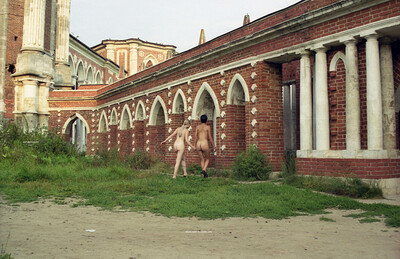 Ruslana and Elsa in Flashing Duo from Nude In Russia