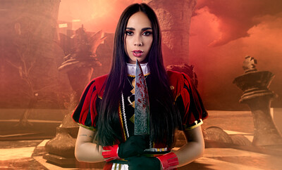 Gaby Ortega in Alice Madness Returns from VR Cosplay X
