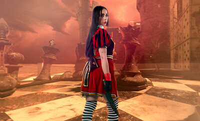 Gaby Ortega in Alice Madness Returns from VR Cosplay X