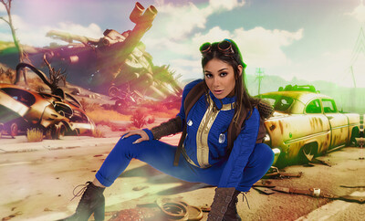 XxLayna Marie in Fallout Lucy from VR Cosplay X