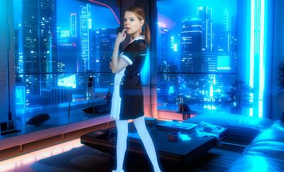 Coco Lovelock in Detroit Become Human from VR Cosplay X