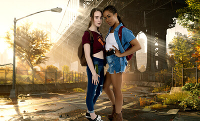 Kira Noir and Hazel Moore in The Last of Us from VR Cosplay X