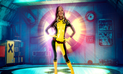 Kenna James in X-Men 97 Rogue from VR Cosplay X