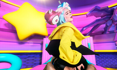 Molly Little in Pokemon Violet from VR Cosplay X