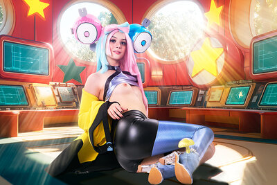 Horny babe Molly Little Thang ain't playin' around, man! She's gonna give you the ride of your life, and she ain't messin' around with those blue balls! This chick knows how to work that tight, round booty in them leather shorts, and she'll be gettin' down and dirty with some serious freaky action.