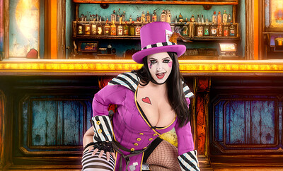 Angela White in Borderlands Mad Moxxi from VR Cosplay X