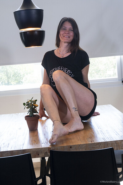 Azul in Wooden Table from We Are Hairy