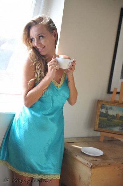 Hayley Marie Coppin in Morning Paper from Hayleys Secrets