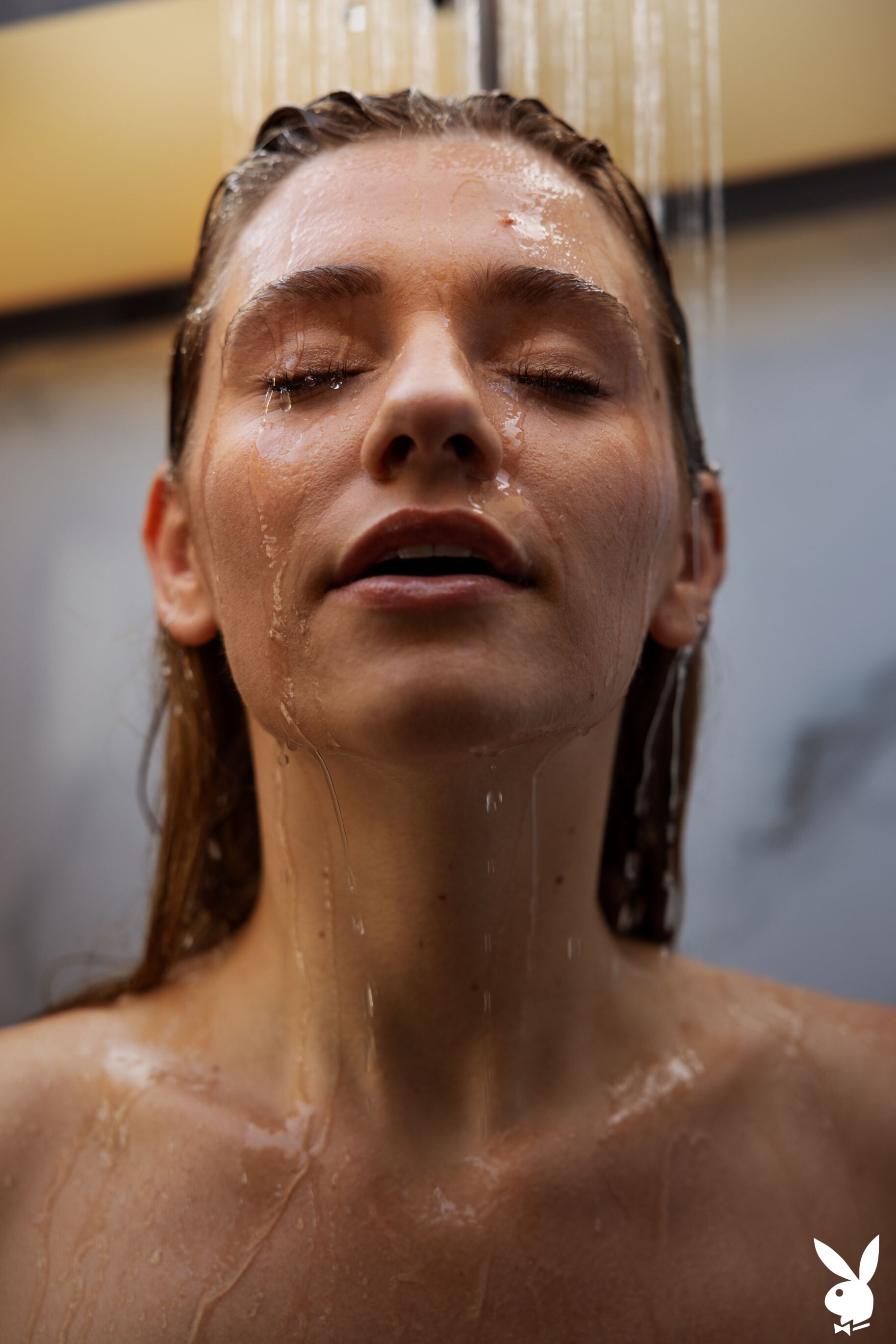 Kiki showering