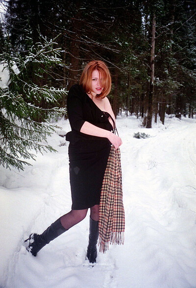 Anna in Her New Boots from Nude In Russia