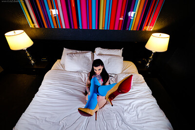 Phoebe Phelpz in Her Wet Bed from Crazy Babe