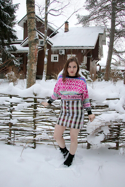 Irma in Sweet Christmas Days from Nude In Russia