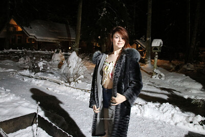 Kitsuna in Posing Outside from Nude In Russia