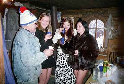 Sonja Lia and Virginia in Snow Play from Nude In Russia