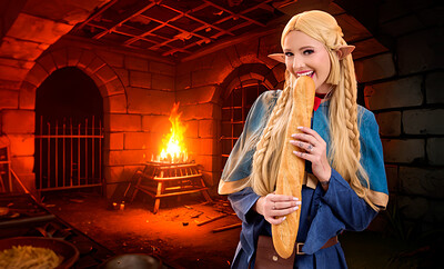 Katee V in Delicious in Dungeon from VR Cosplay X