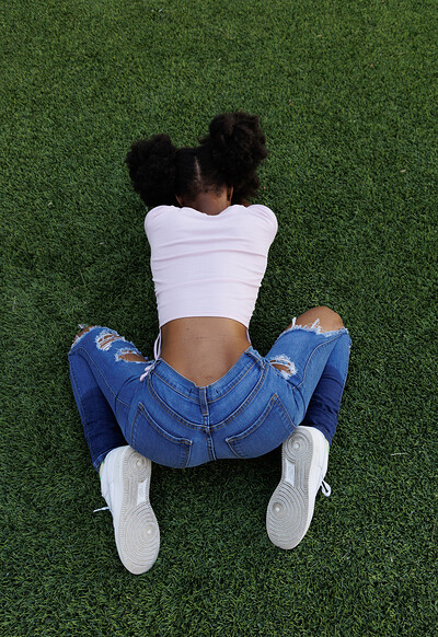 Angel Avril in Denim Fetish 1 from Zishy