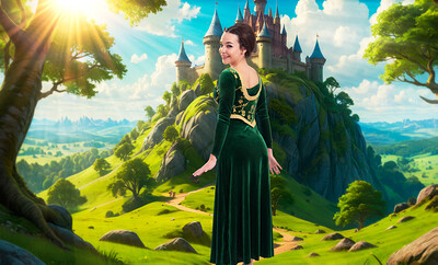 Rissa May in Princess Fiona from VR Cosplay X
