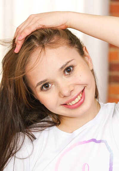 Betty Carr in Petite Betty Carr horny in the morning from Club Sweethearts