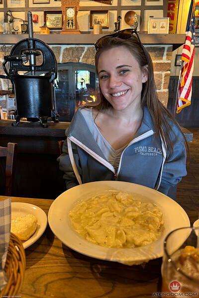 Rose Caarter in Lunch and Spreads BTS from ATK Petites