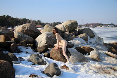 Alice X in Ladoga In Winter from Nude In Russia