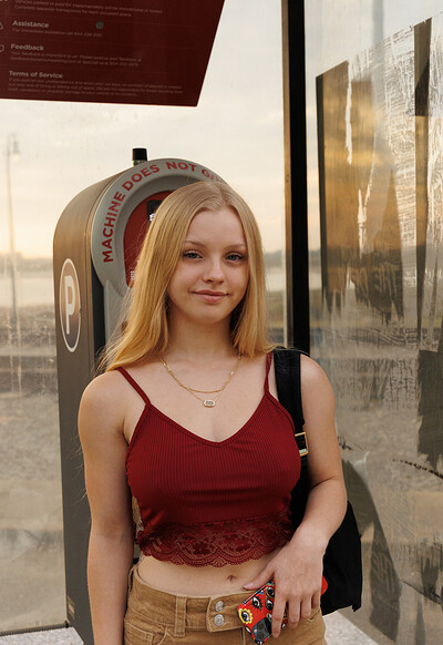 Kylie Shay in Zishy set Walking In Memphis