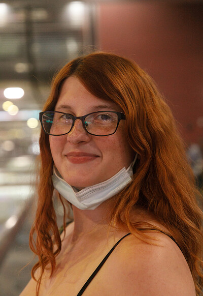 Bess Burton in A Covid Romance from Zishy