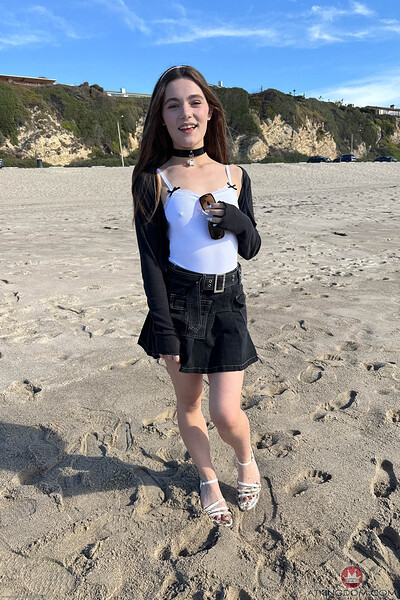 Juniper Ren in Beach Walk and Spreading BTS from ATK Petites