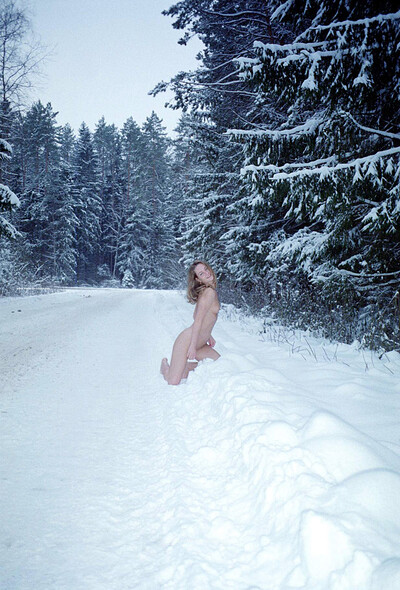 Sonja in Cool Winter from Nude In Russia