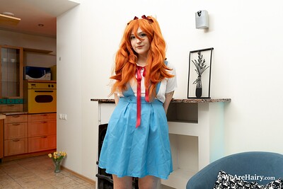 Yuka Minori in Masturbates Dressed In Anime from We Are Hairy