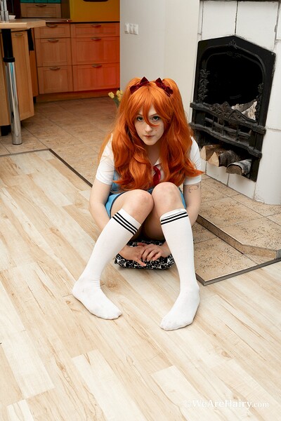 Yuka Minori in Masturbates Dressed In Anime from We Are Hairy