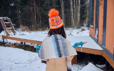 Roxy Muray in Roxy Muray Plays With Snow from Club Sweethearts
