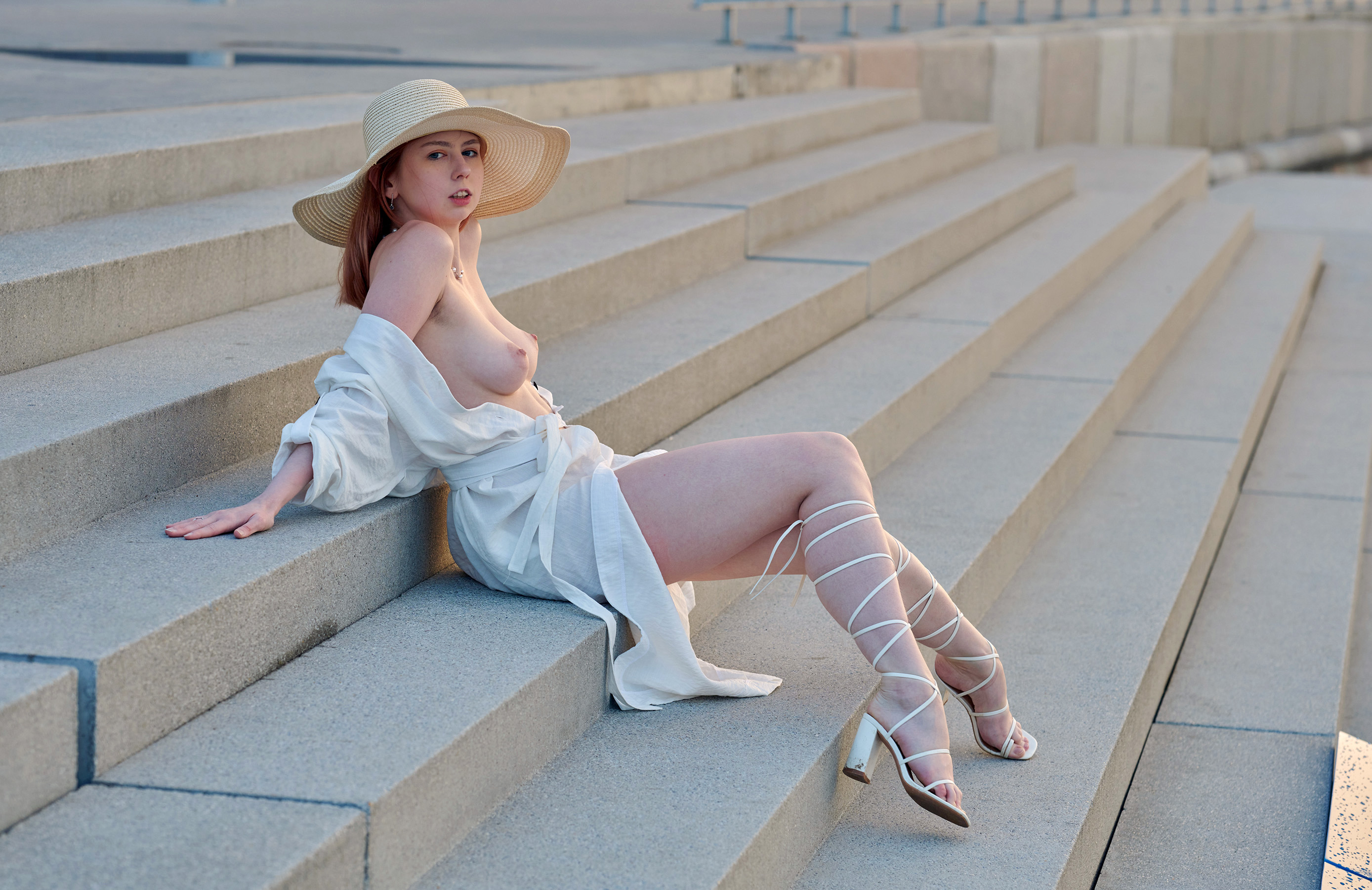 Aphralina in Nude In Russia set Moscow
