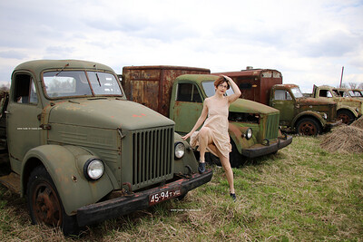 Atisha in Gaz Vehicles from Nude In Russia