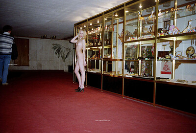 Olia in Souvenir Shop from Nude In Russia