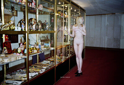 Olia in Souvenir Shop from Nude In Russia