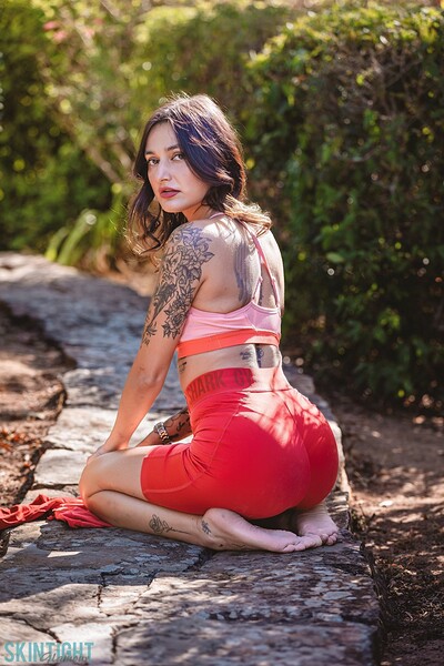 Seline P in Vibrant Pathways from Skintight Glamour