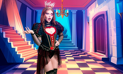Katerina Deville in Ever After High: Lizzie Hearts from VR Cosplay X