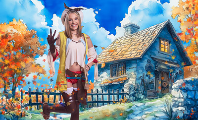 Becky Summers in Atelier Ryza: Ever Darkness & the Secret Hideout from VR Cosplay X