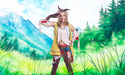Becky Summers in Atelier Ryza: Ever Darkness & the Secret Hideout from VR Cosplay X