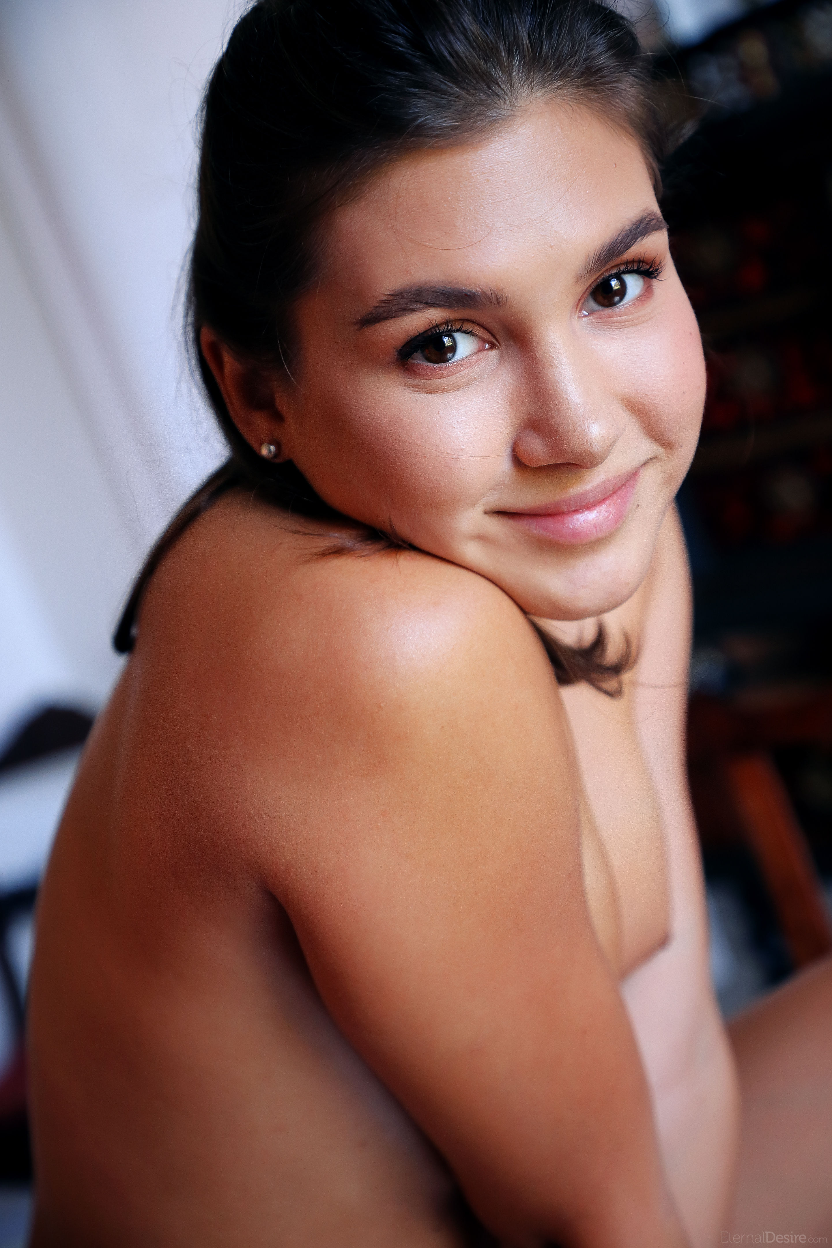 Ellie Luna in Eternal Desire set White Socks