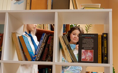 Novella Night and Sara Bork in Library Of Lust - Part 3/3 from Club Sweethearts