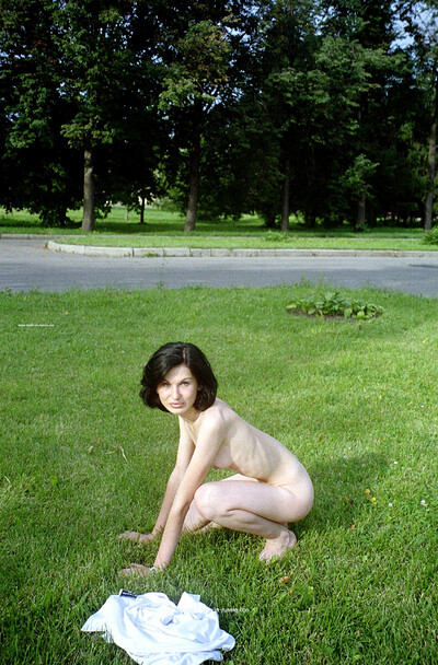 Natalia Z in Refined Moskva River Embankment from Nude In Russia