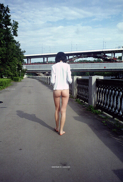 Natalia Z in Refined Moskva River Embankment from Nude In Russia