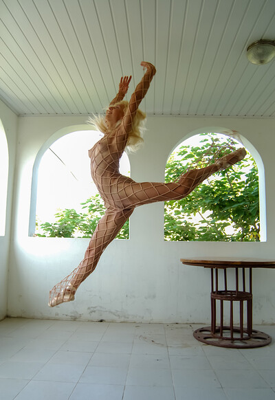 Delphine I in Delphine My Dancing Skills from Stunning 18