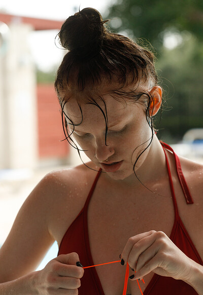 Emberlynn Schmidt in Texas Swimming 2 from Zishy