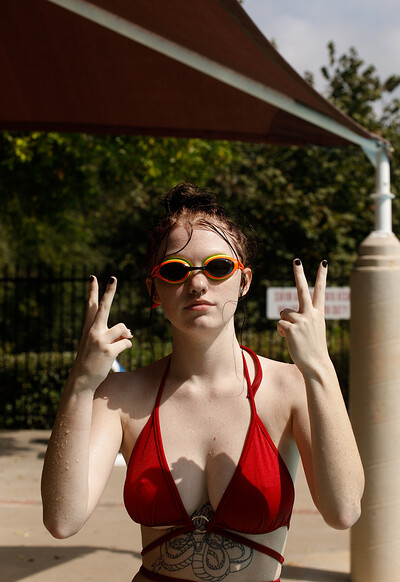 Emberlynn Schmidt in Texas Swimming 2 from Zishy
