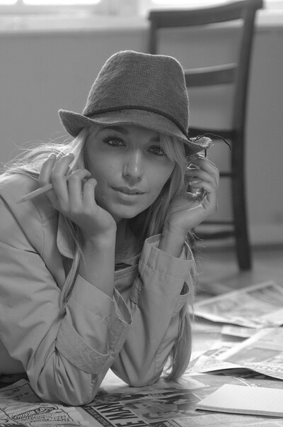 Hayley Marie Coppin in Tabloid Spread from Hayleys Secrets