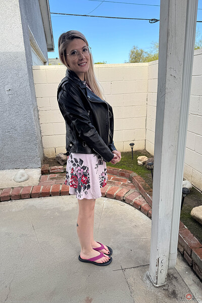 Riley Rose in Malibu Pier Date BTS from ATK Petites